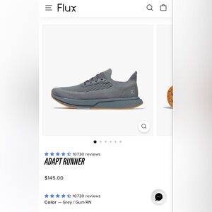 Adapt Runner Gray Running Shoes
